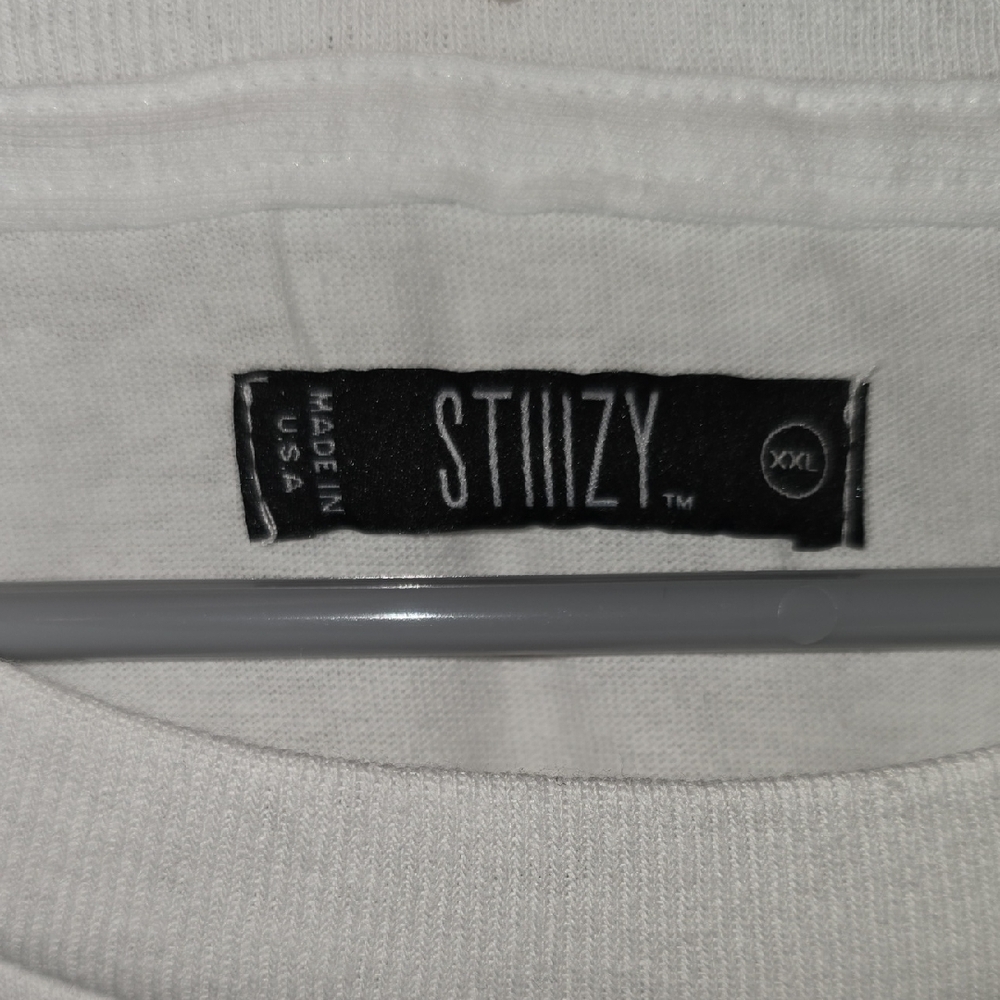 Detroit Tigers Collab With Stiiizy Cannabis Tee White Made In USA NIB LOT A - Picture 2 of 5